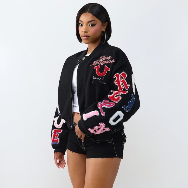 New Fall Colorblock Casual Baseball Jackets