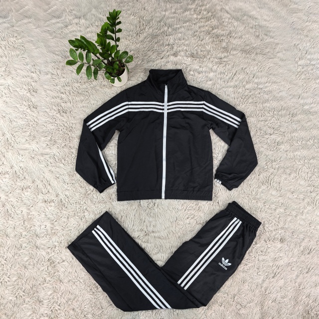 Striped Jacket Top Fall Tracksuit Set