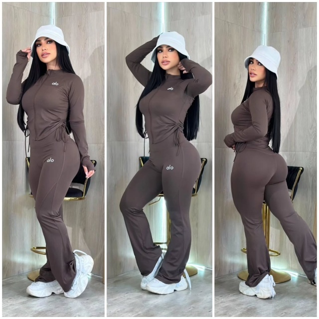 Women Fashion Long Sleeve Tracksuit Set