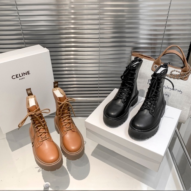 Luxury Fashion Leather Martin Boots