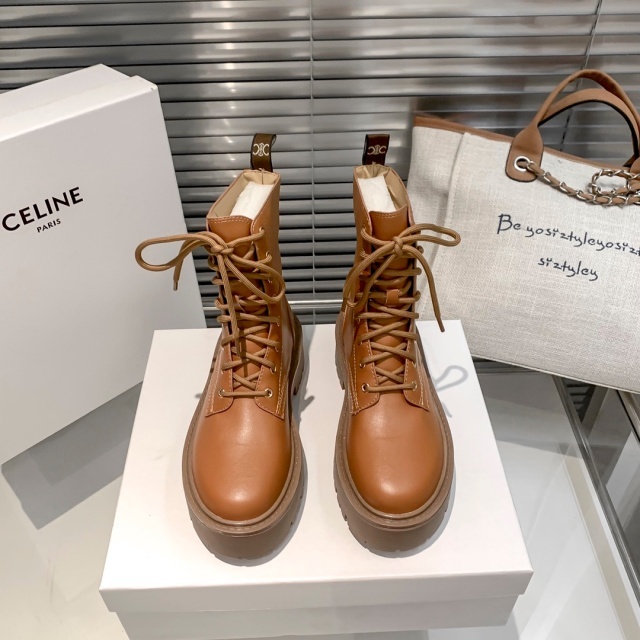 Luxury Fashion Leather Martin Boots