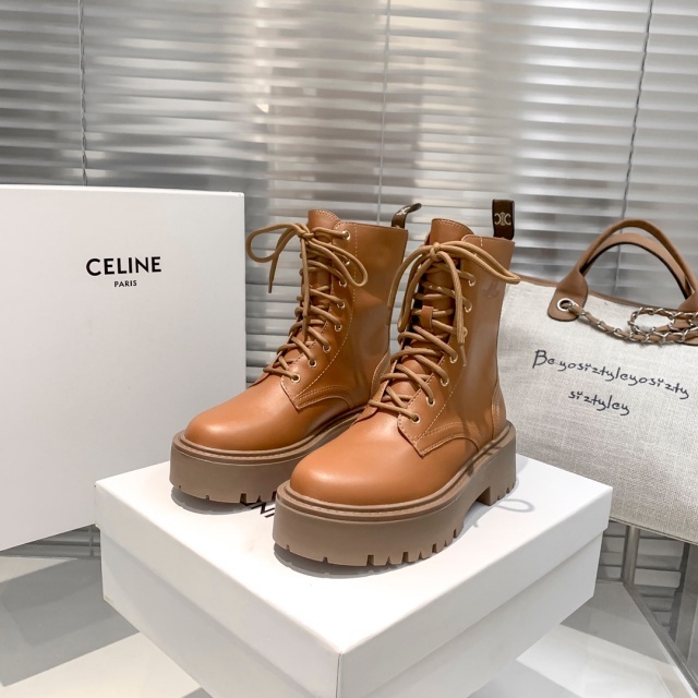 Luxury Fashion Leather Martin Boots