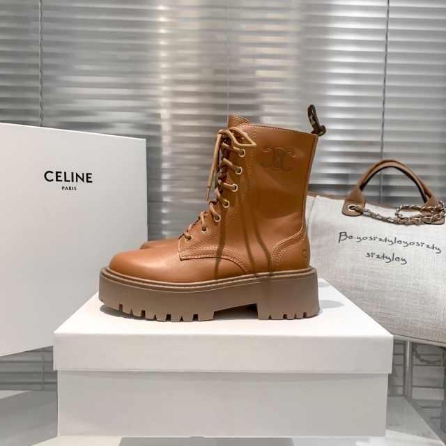Luxury Fashion Leather Martin Boots