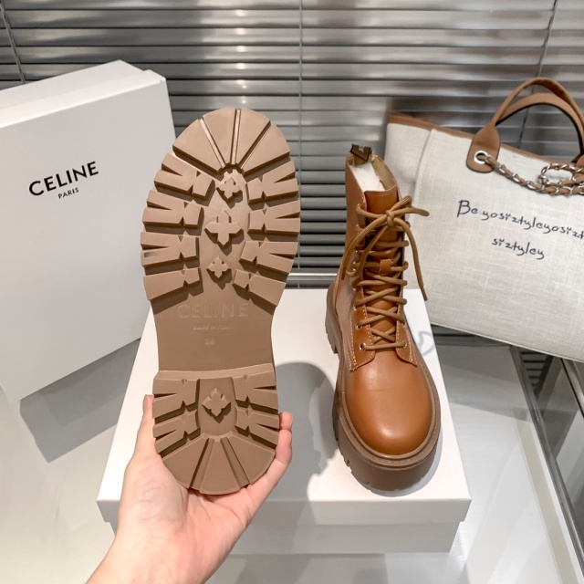 Luxury Fashion Leather Martin Boots