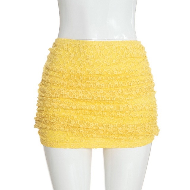 See Through Lace Teddies Top Mini Skirt Set