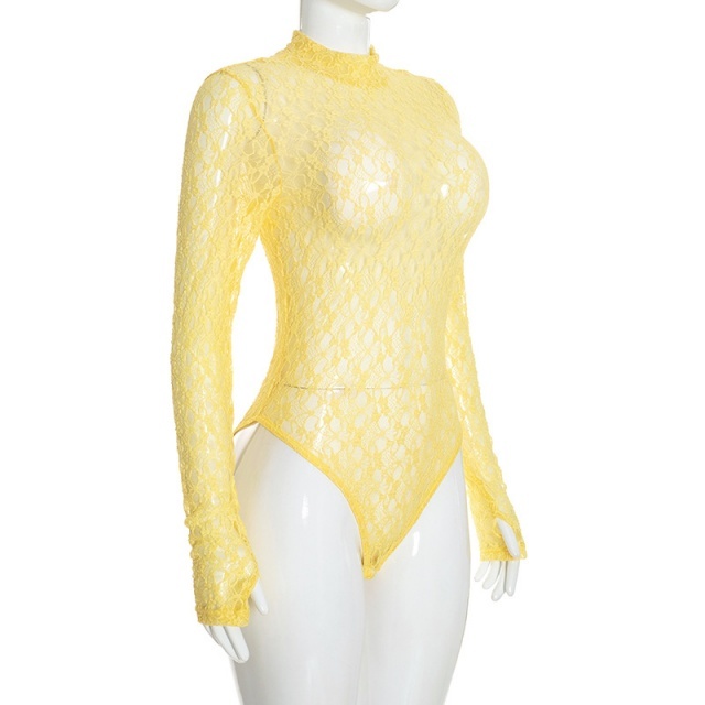 See Through Lace Teddies Top Mini Skirt Set
