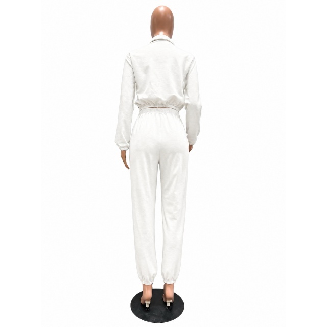 Leopard Colorblock Jogger Pant Set
