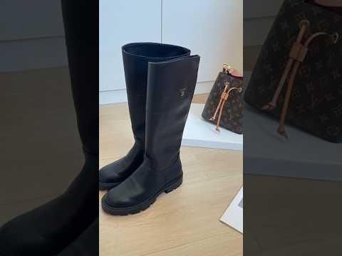 Fashion Logo Leather Women Long Boots
