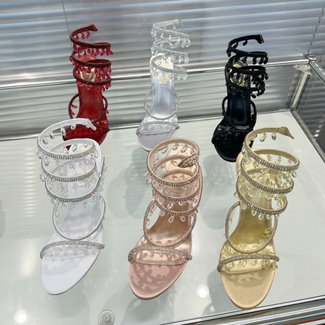 Crystal Rhinestones Fashion High Heeled Sandals