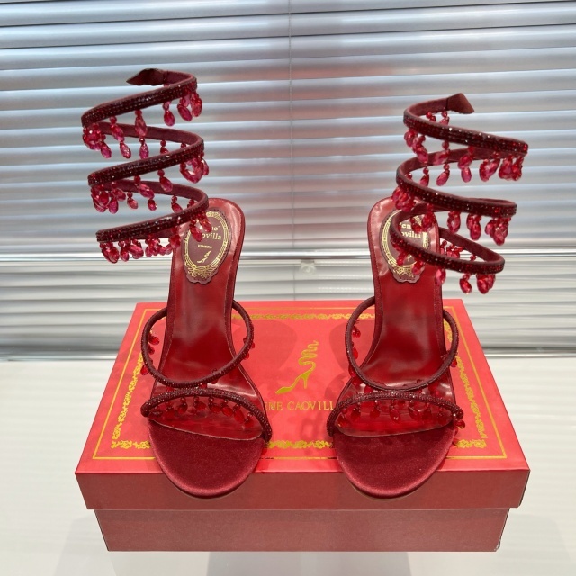 Crystal Rhinestones Fashion High Heeled Sandals