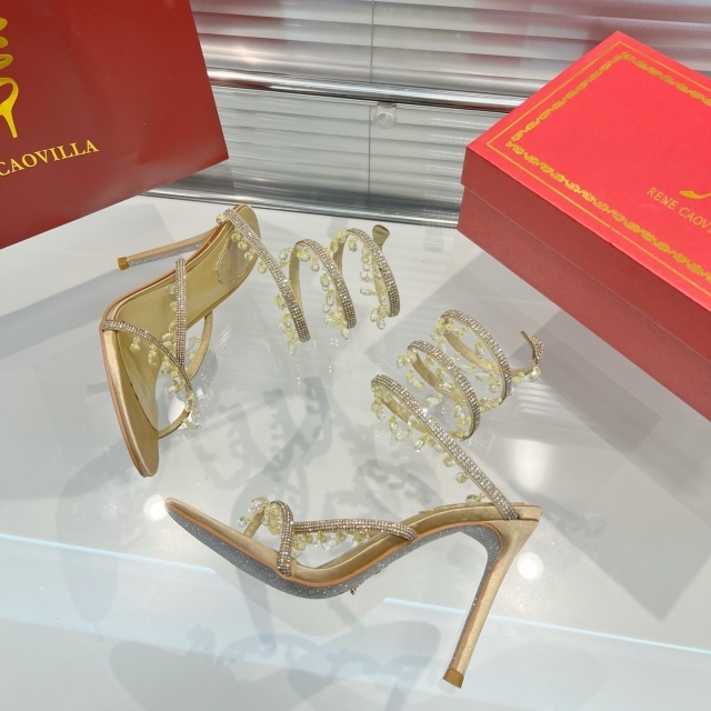 Crystal Rhinestones Fashion High Heeled Sandals