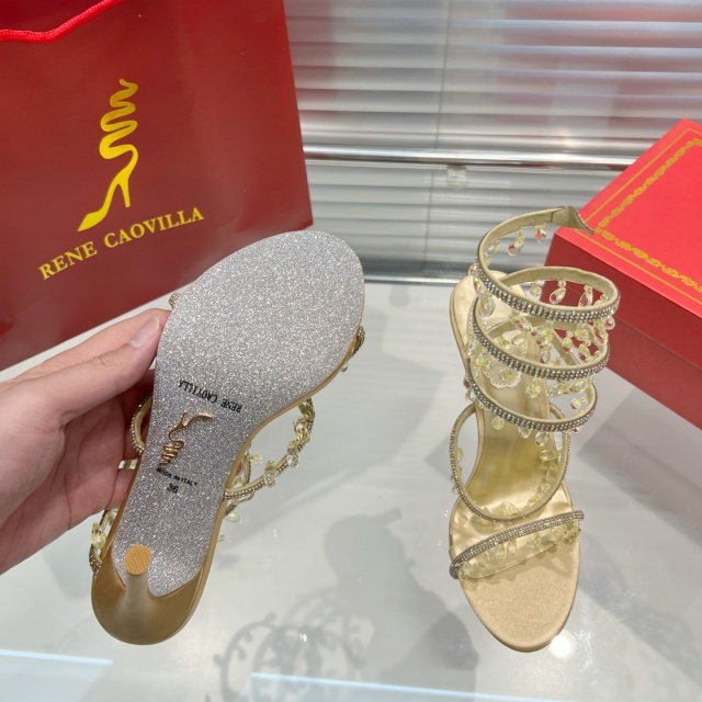 Crystal Rhinestones Fashion High Heeled Sandals