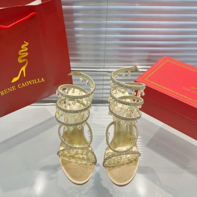 Crystal Rhinestones Fashion High Heeled Sandals