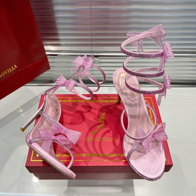 Fashion Rhinestones High Heeled Sandals