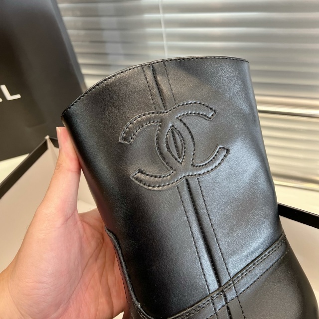 Leather Fashion Women Ankle Boots