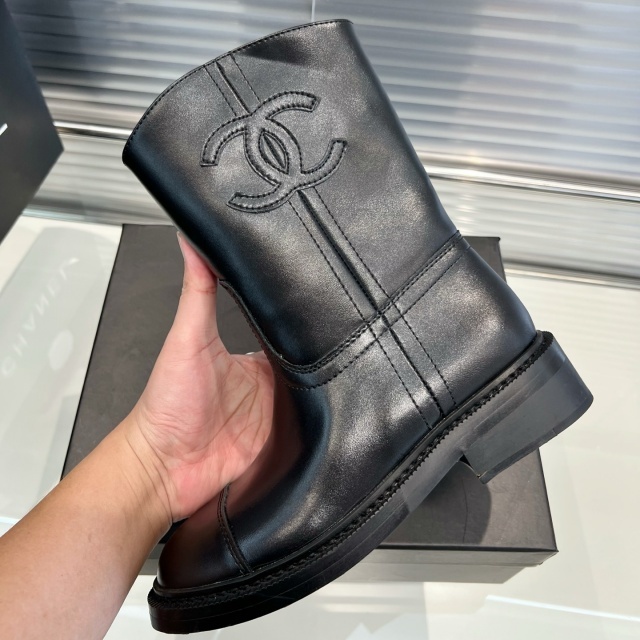 Leather Fashion Women Ankle Boots