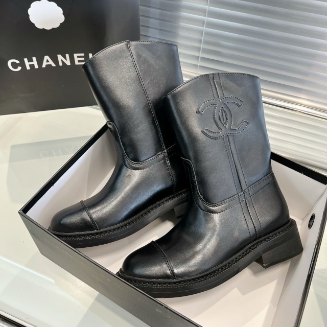 Leather Fashion Women Ankle Boots