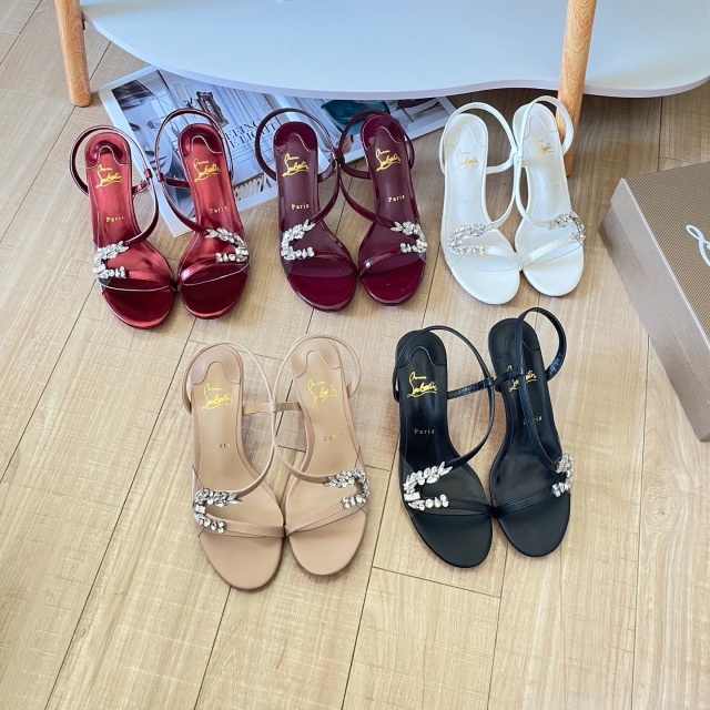 Crystal Fashion Women High Heeled Sandals