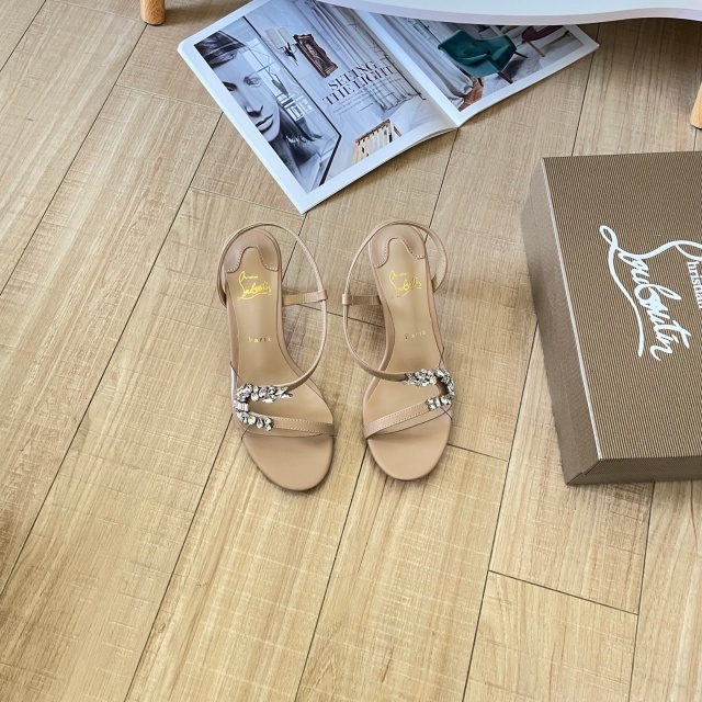 Crystal Fashion Women High Heeled Sandals