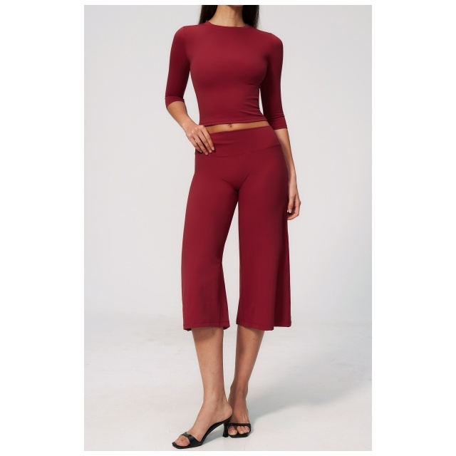 Casually Expensive Gaucho Cropped Pant Set