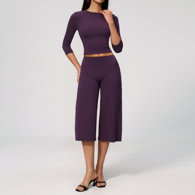 Casually Expensive Gaucho Cropped Pant Set