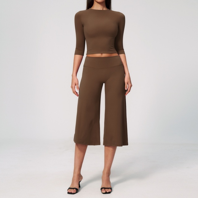 Casually Expensive Gaucho Cropped Pant Set