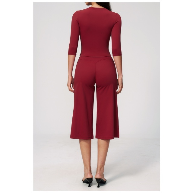Casually Expensive Gaucho Cropped Pant Set