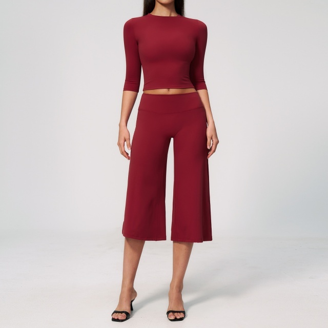 Casually Expensive Gaucho Cropped Pant Set
