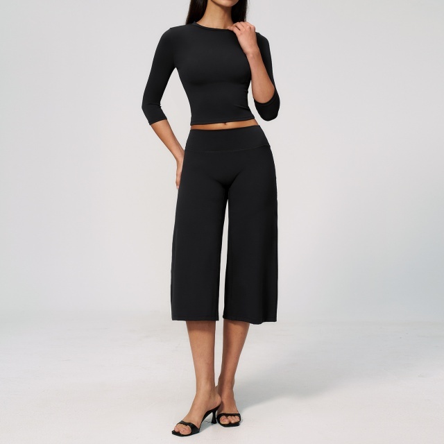 Casually Expensive Gaucho Cropped Pant Set