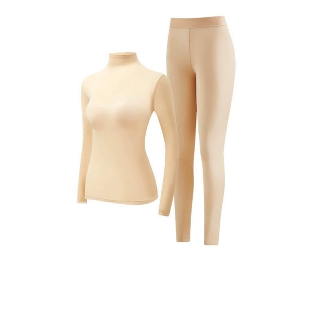 High Elasticity Seamless High Neck Top Legging Set