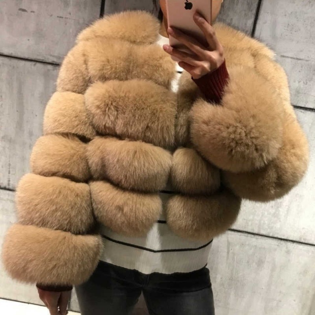 Open Front Short Plush Faux Jacket