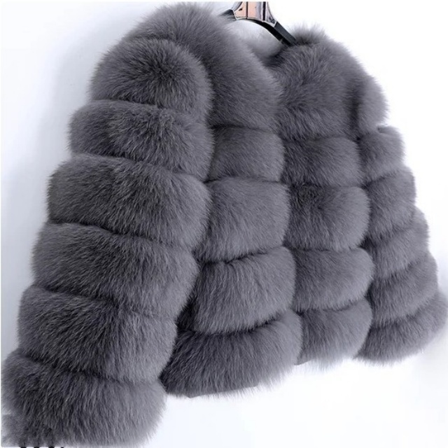 Open Front Short Plush Faux Jacket