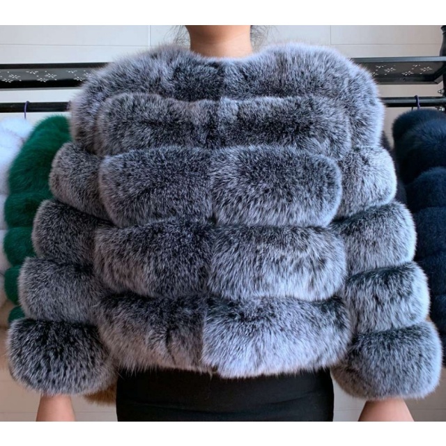 Open Front Short Plush Faux Jacket