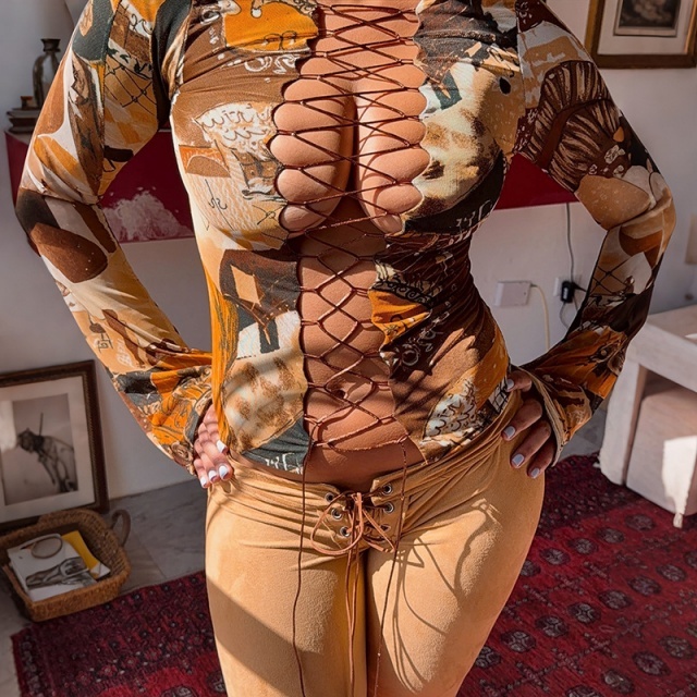 Sheer Mesh Slimming Tie-Front Cardigan Tops