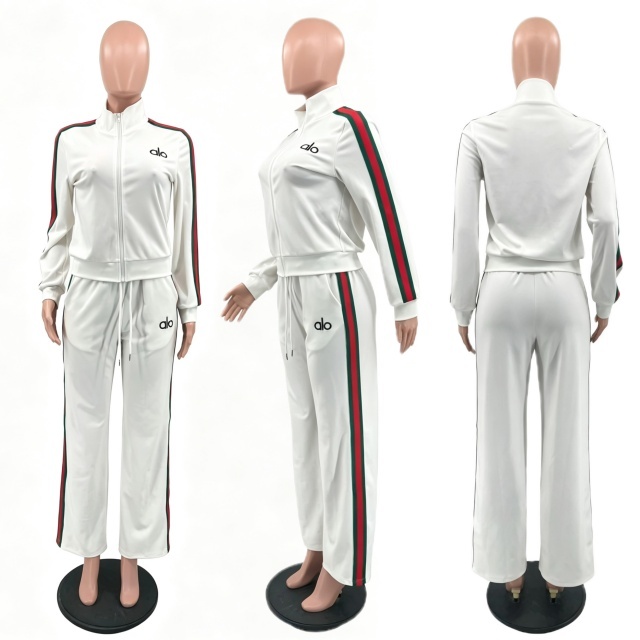 Fashion Embroidery Fall Tracksuit Set