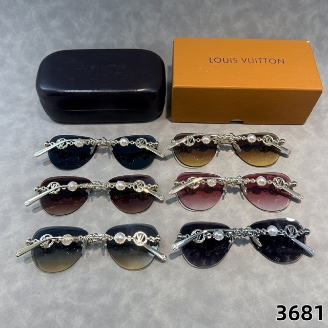 Pearl Decoration Exquisite Frameless Luxury Glasses