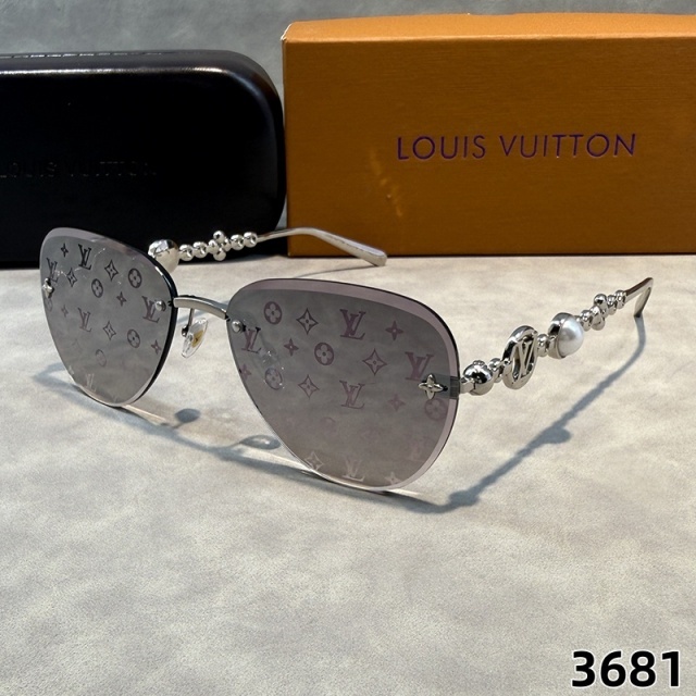 Pearl Decoration Exquisite Frameless Luxury Glasses