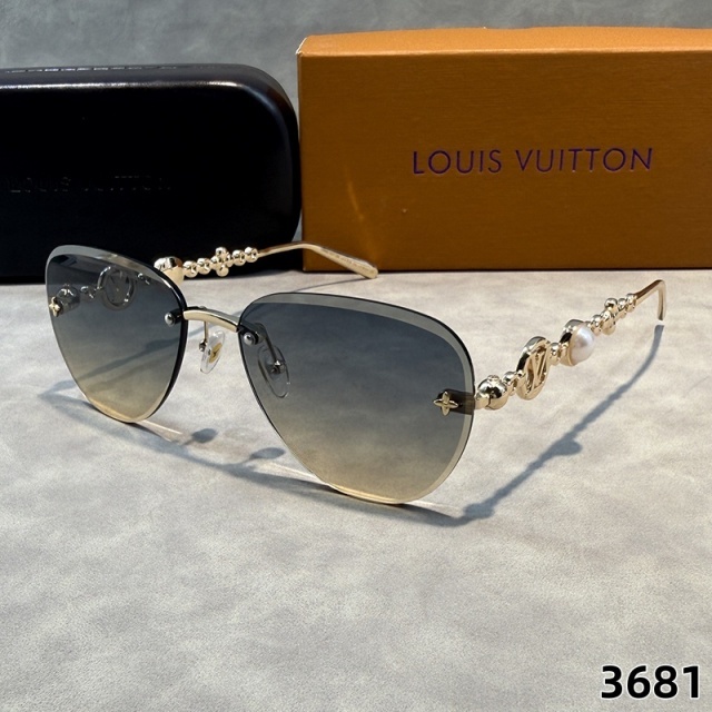 Pearl Decoration Exquisite Frameless Luxury Glasses