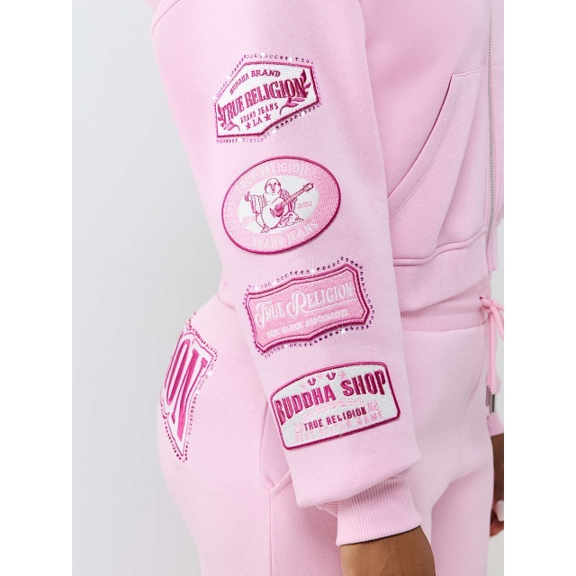 Fall Winter Fashion Zipper Hooded Tracksuit Set