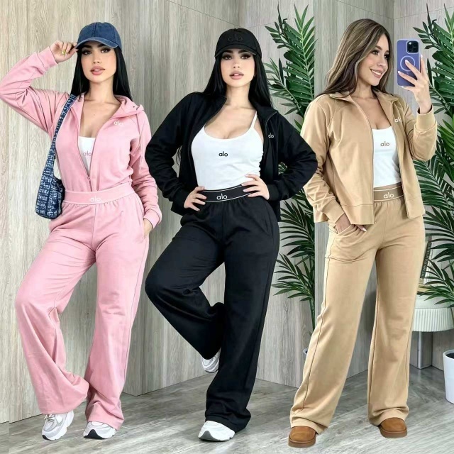 Fashion Embroidery 3 Piece Tracksuit Set