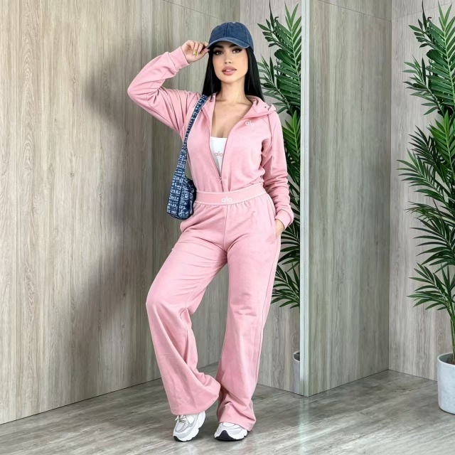 Fashion Embroidery 3 Piece Tracksuit Set