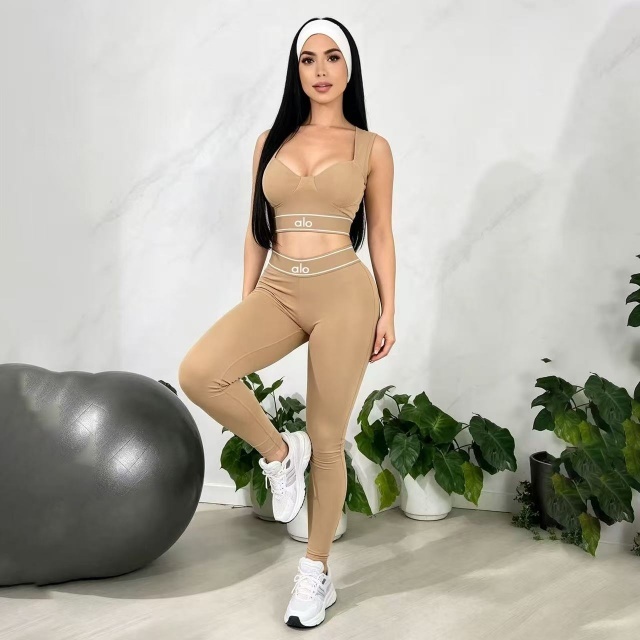 Fashion Women Padded Bra Top Casual Jogging Suit