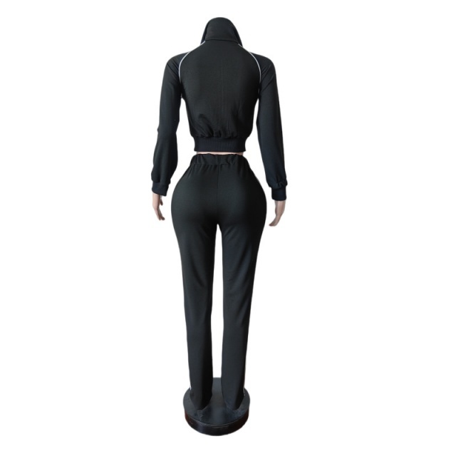 Fall Must-have Hooded Sweatshirt Slim Pant Set