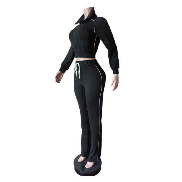 Fall Must-have Hooded Sweatshirt Slim Pant Set