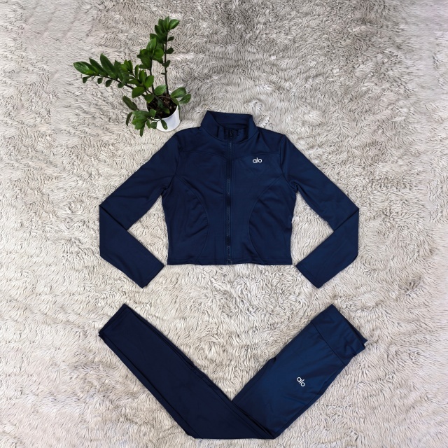 Zipper Long Sleeve High Waist Jogging Suit