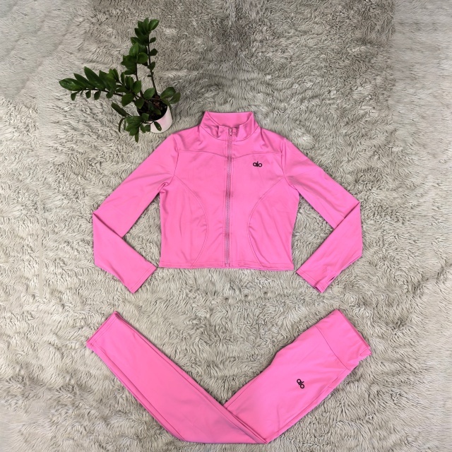 Zipper Long Sleeve High Waist Jogging Suit