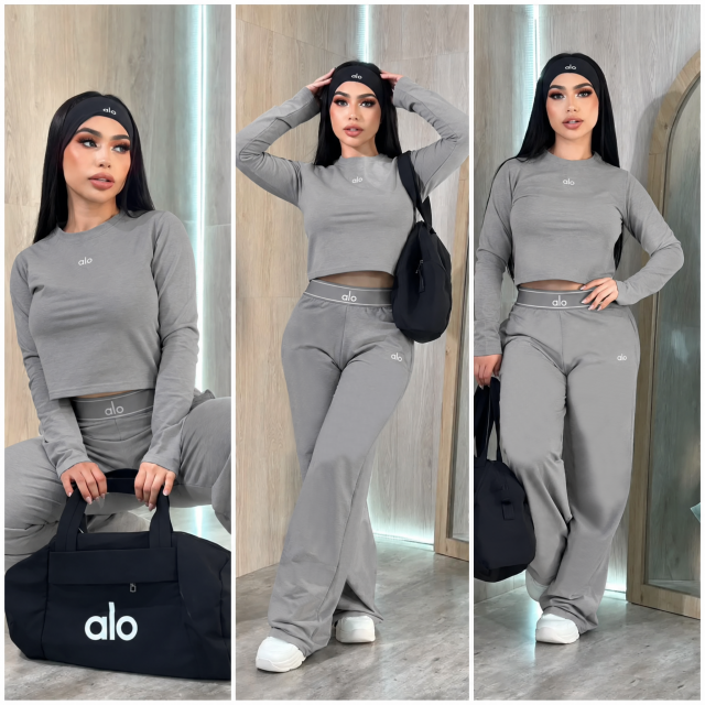 Women Fashion Long Sleeve High Waist Jogging Suit