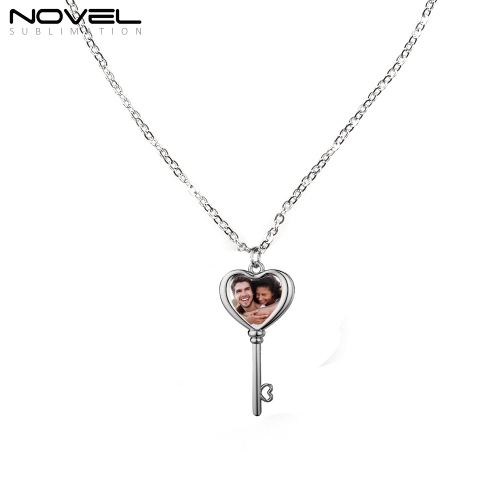 Sublimation Blank Chain Necklace Girl Jewelry Customized Fashion Necklace