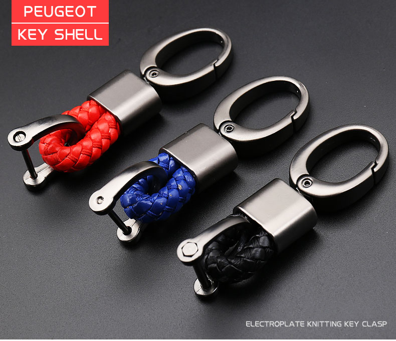 Suitable for Dongfeng Peugeot 408 car key cover logo 4008 308 Citroen  Versailles c5x car bag buckle shell 22