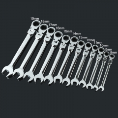 6-19mm Activities Ratchet Gears Wrench Set flexible Open End Wrenches Repair Tools To Bike Torque Wrench Spanner